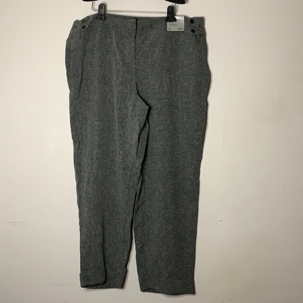 Classic Slim fit Plus Size Tweed Pants